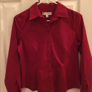 Ann Taylor button down long sleeve shirt size 6P